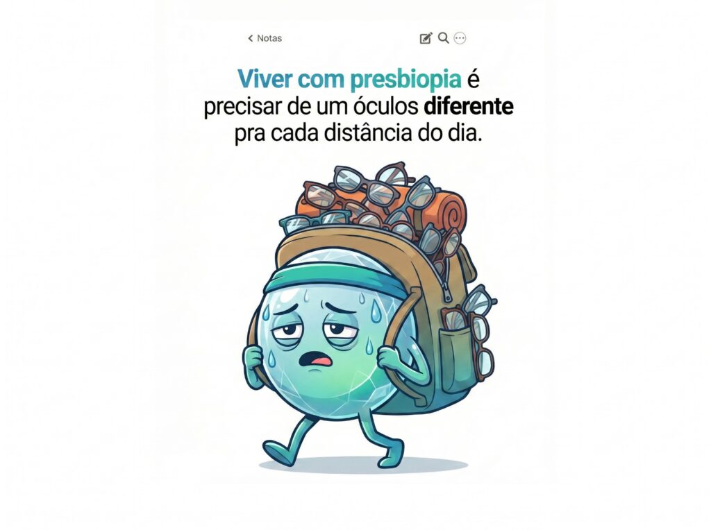 Óculos de leitura vs Presbyond